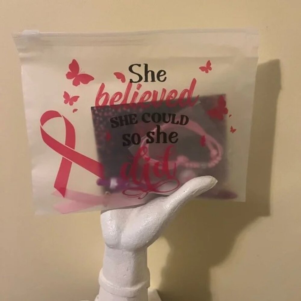 Never Give Up Hope Breast Cancer Awareness Set - Picture 2 of 4